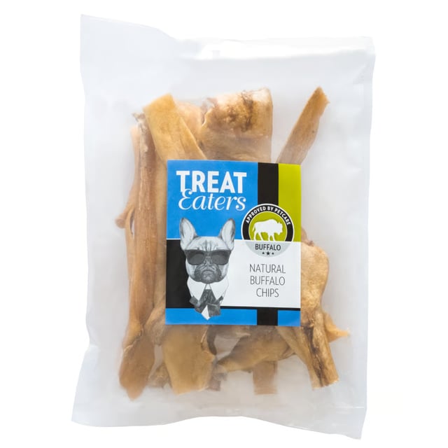 TREATEaters Natural Buffalo Chips 250g | Djur - Djurgodis - Hundben & tuggben | Apoteka