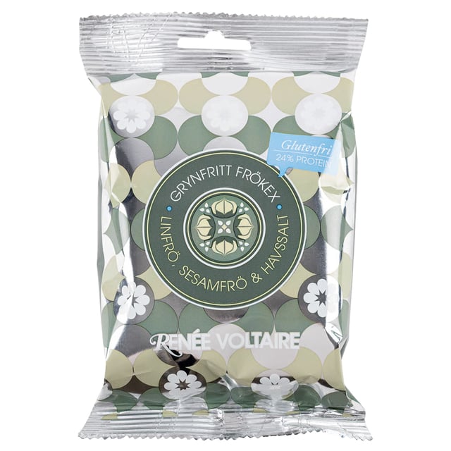Renée Voltaire Grynfritt Frökex Sesamfrö & Linfrö 70g | Mat & dryck - Skafferi - Bröd,Mat & dryck - Skafferi - Kakor & kex | Apoteka