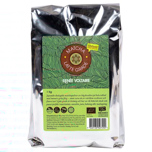 Renée Voltaire Matcha Latte Grade 1kg Refill EKO | Mat & dryck - Drycker - Kaffe - Funktionslatte,Mat & dryck - Superfood - Matcha | Apoteka