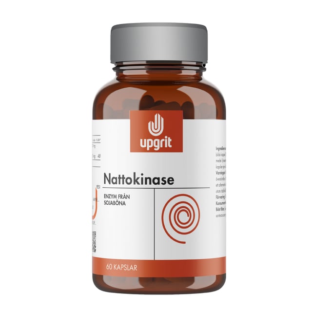Upgrit Nattokinase 60 kapslar | Vitaminer & kosttillskott - Kosttillskott för hjärta & kärl,Vitaminer & kosttillskott - Växtbaserade kosttillskott | Apoteka