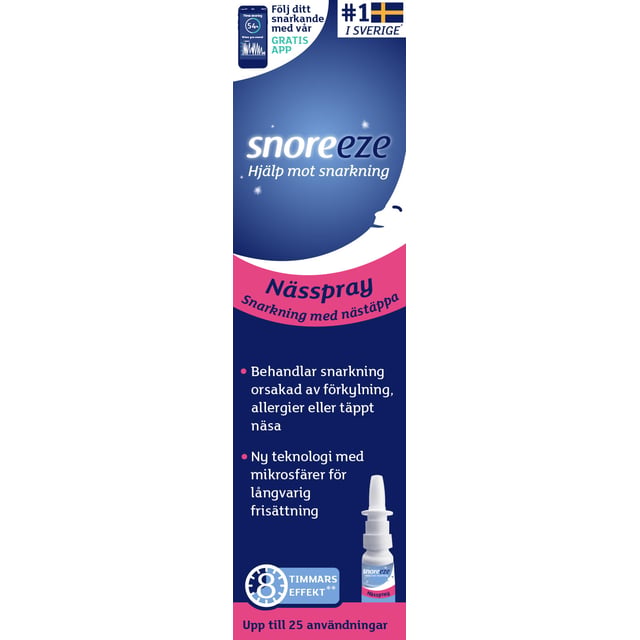 Snoreeze Nässpray | Sömn - Snarkning | Apoteka