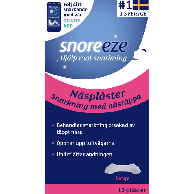 Snoreeze Näsplåster L | Sömn - Snarkning | Apoteka