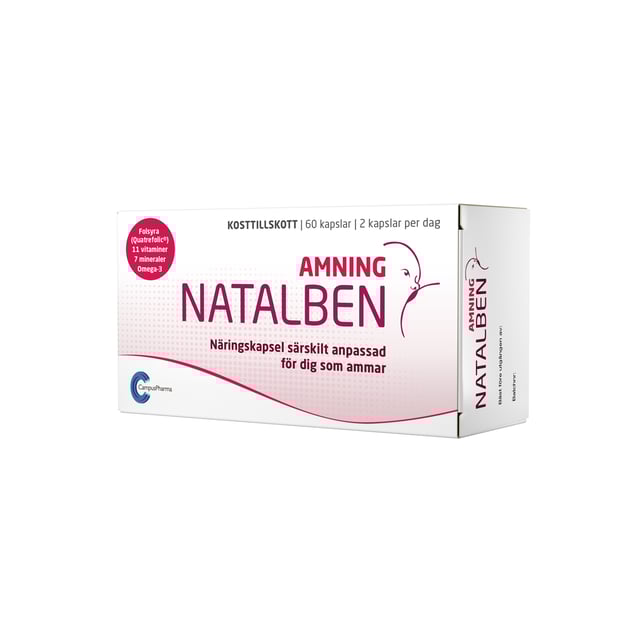 Natalben Amning Multivitamin 60 kapslar | Vitaminer & kosttillskott - Vitaminer & mineraler - Multivitamin - Multivitaminkomplex,Graviditet - Kosttillskott för gravida | Apoteka