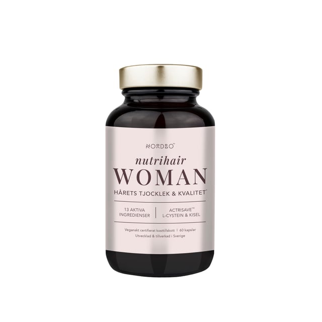 Nordbo Nutrihair Woman 60 kapslar | Vitaminer & kosttillskott - Vitaminer & mineraler - Multivitamin - Multivitamin för kvinnor,Vitaminer & kosttillskott - Hud, hår & naglar | Apoteka