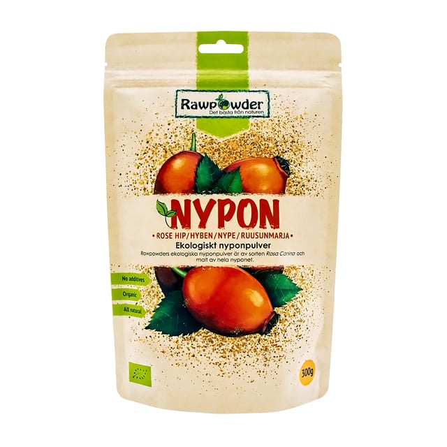 Rawpowder Nyponpulver 300 g EKO | Mat & dryck - Superfood - Smoothiepulver | Apoteka