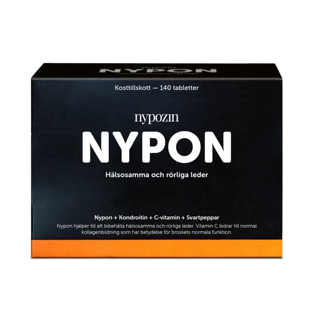 Nypozin Nypon 140 tabletter | Vitaminer & kosttillskott - Nyponpulver,Vitaminer & kosttillskott - Leder & muskler | Apoteka