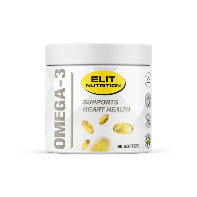 Elit Nutrition Omega-3 90 kapslar | Vitaminer & kosttillskott - Omega-3 & fettsyror | Apoteka