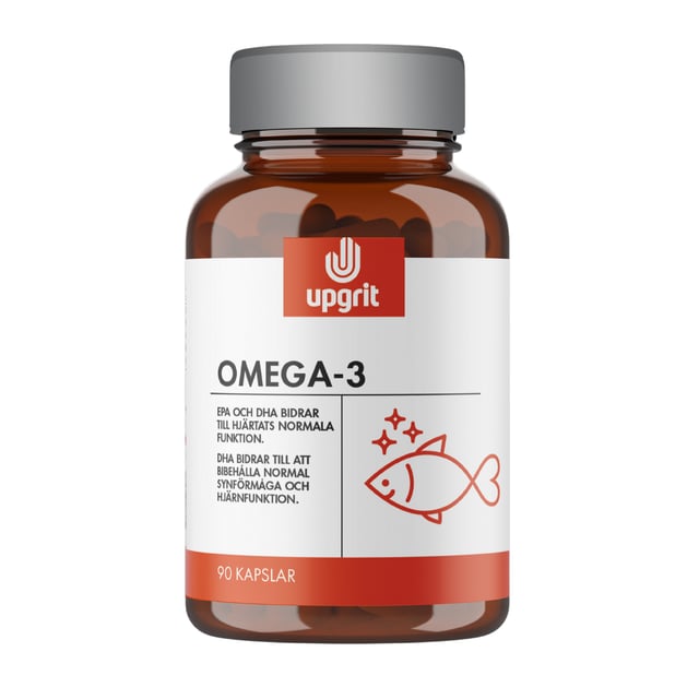 Upgrit Omega-3 90 kapslar | Vitaminer & kosttillskott - Omega-3 & fettsyror | Apoteka