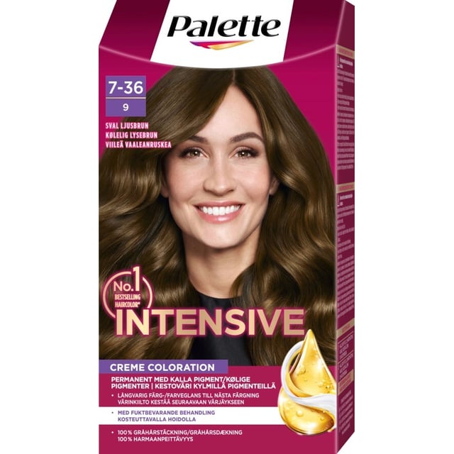 Palette Intensive Creme Coloration 7-36 Frostig Mellanblond