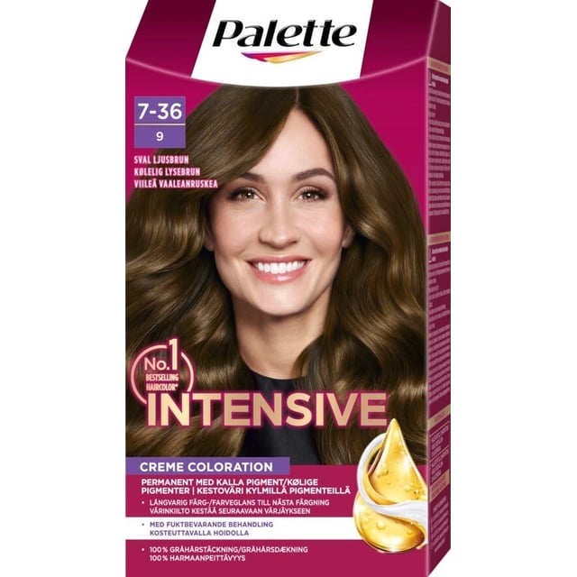 Palette Intensive Creme Coloration 7-36 Frostig Mellanblond