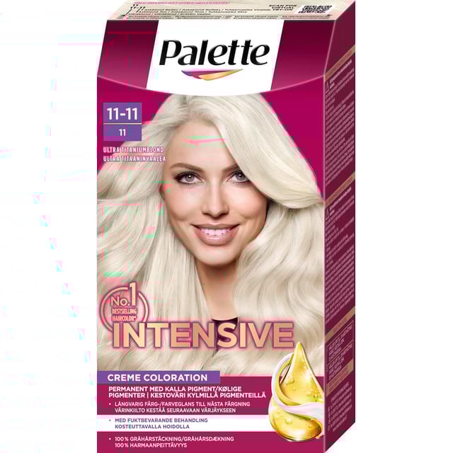 Palette Intensive Creme Coloration 11-11 Ultra Titaniumblond