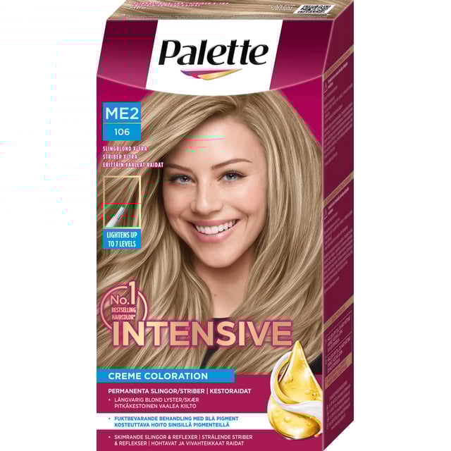 Palette Intensive Creme Coloration ME2 Slingblond X-tra | Hårvård - Hårfärg - Blekning & avfärgning | Apoteka