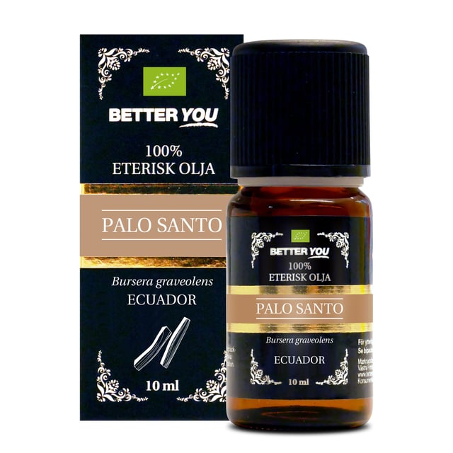 Better You Palo Santo olja EKO Eterisk 10 ml | Hudvård - Kroppsvård - Kroppsolja - Eteriska oljor,Hushåll - Doftljus & rumsdofter | Apoteka