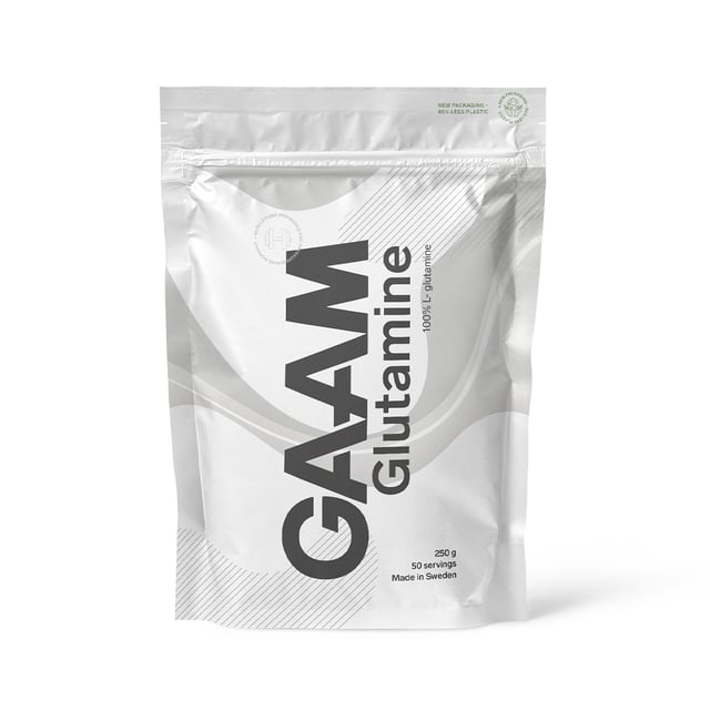 GAAM Glutamine 250 g | Träning - Aminosyror - L-Glutamin | Apoteka