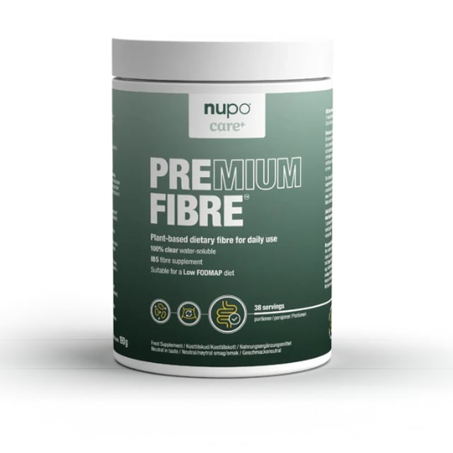 Nupo Care+ Premium Fibre 190 g | Vitaminer & kosttillskott - Kosttillskott för mage - Kostfiber | Apoteka