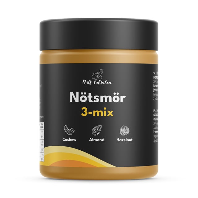 Nuts Fabriken Nötsmör 3-mix 1 kg
