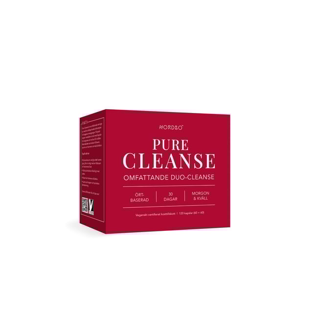 Nordbo Pure Cleanse 120 kapslar | Vitaminer & kosttillskott - Detox,Mage & tarm - Förstoppning,Vitaminer & kosttillskott - Växtbaserade kosttillskott | Apoteka