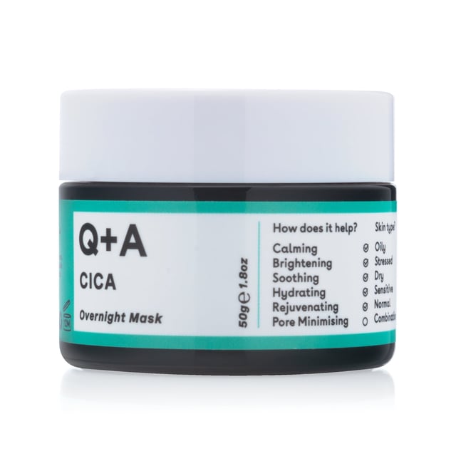 Q+A Cica Overnight Face Mask 50 g