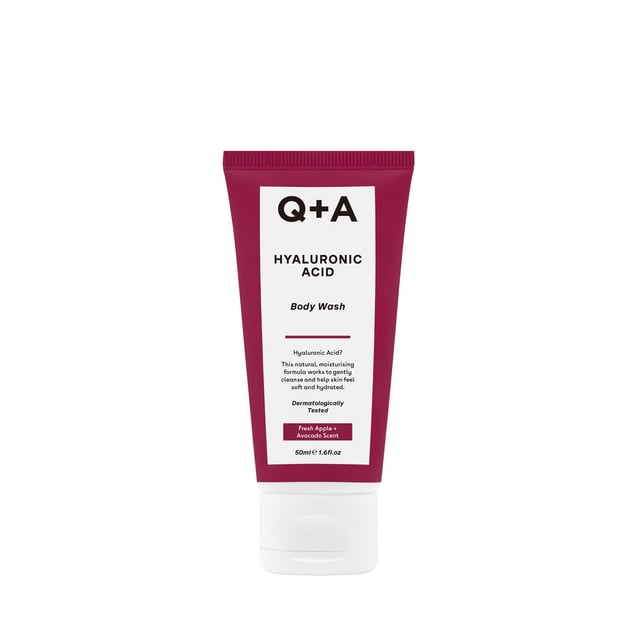 Q+A Hyaluronic Acid Body Wash Travel Size 50 ml