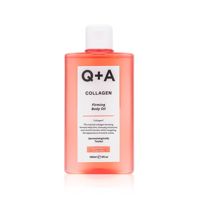 Q+A Collagen Body Oil 150 ml | Hudvård - Kroppsvård - Kroppsolja - Ärr & bristningar,Hudvård - Kroppsvård - Kroppsolja - Återfuktande olja | Apoteka