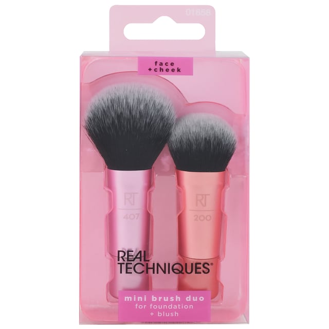Real Techniques Mini Brush Duo 1 set | Smink - Sminkborstar | Apoteka