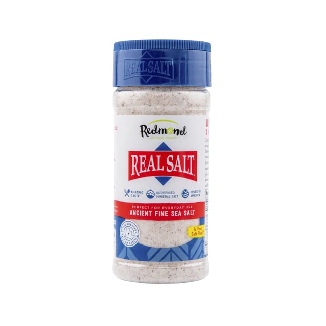 Redmond Real Salt Fine Shaker 135 g | Mat & dryck - Skafferi - Kryddor & smaksättning - Salt | Apoteka
