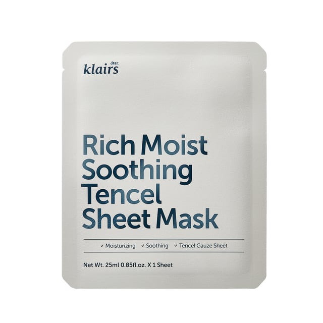 Klairs Rich Moist Soothing Tencel Sheet Mask 1 st | Hudvård - Ansiktsvård - Ansiktsmask - Sheet mask | Apoteka