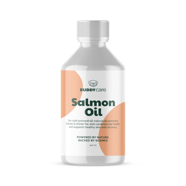 BUDDY Care Salmon Oil 500ml | Djur - Djurfoder & tillskott - Omega-3 & laxolja | Apoteka