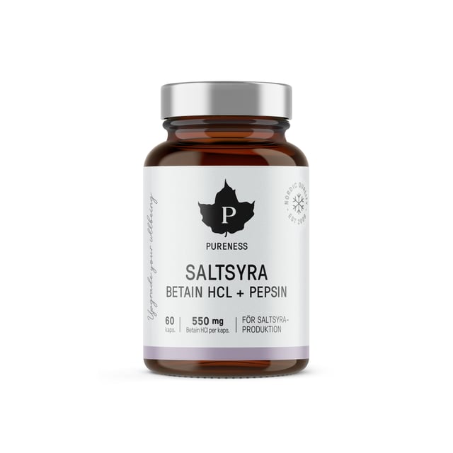 Pureness Beteine HCL Saltsyra 60 st