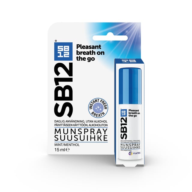 SB12 Original Munspray 15 ml | Munvård - Dålig andedräkt | Apoteka