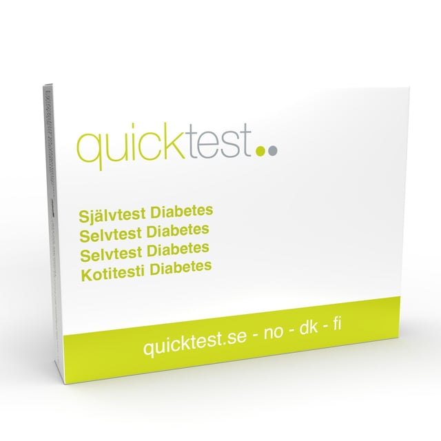 Quicktest Diabetestest 2 st | Hjälpmedel & säkerhet - Diabetes - Teststickor & blodsockermätare | Apoteka
