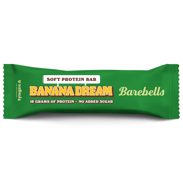Barebells Soft Protein Bar Holiday Banana Dream 55 g | Träning - Proteintillskott - Proteinbar,Mat & dryck - Bars - Proteinbars | Apoteka