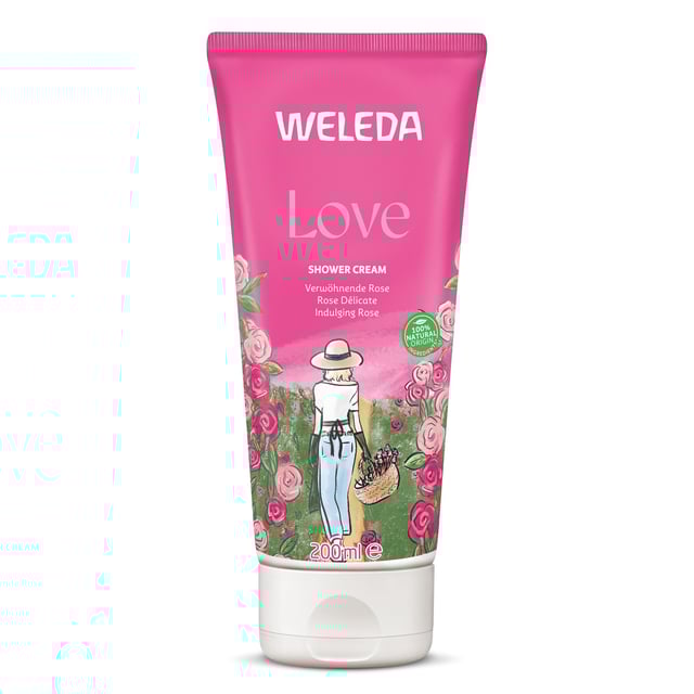 Weleda Love Shower Cream Rose 200 ml