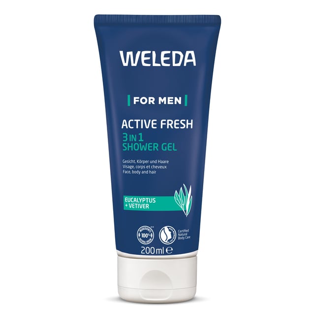 Weleda For Men Active Fresh 3in1 Shower Gel 200 ml