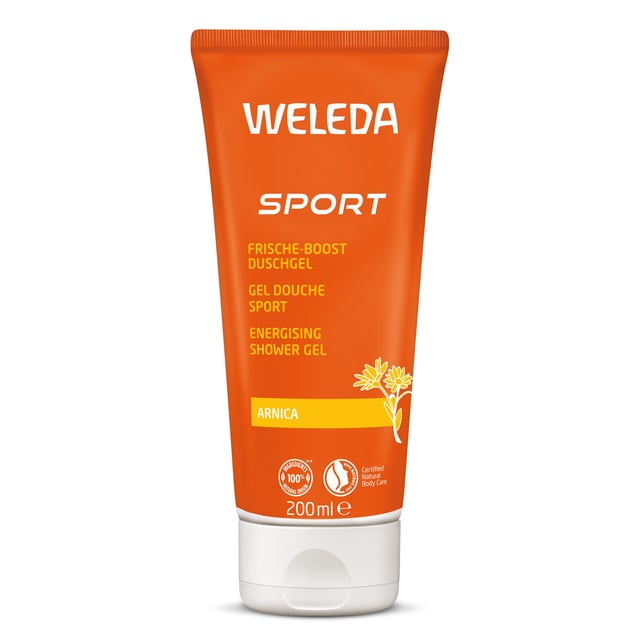 Weleda Sport Shower Gel Arnica 200 ml | Hudvård - Kroppsvård - Bad & dusch - Duschkräm & duschtvål | Apoteka