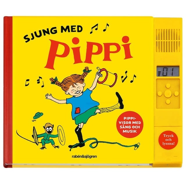 Sjung med Pippi - med ljudmodul | Baby, barn & förälder - Leksaker - Barnböcker,Hushåll - Böcker | Apoteka