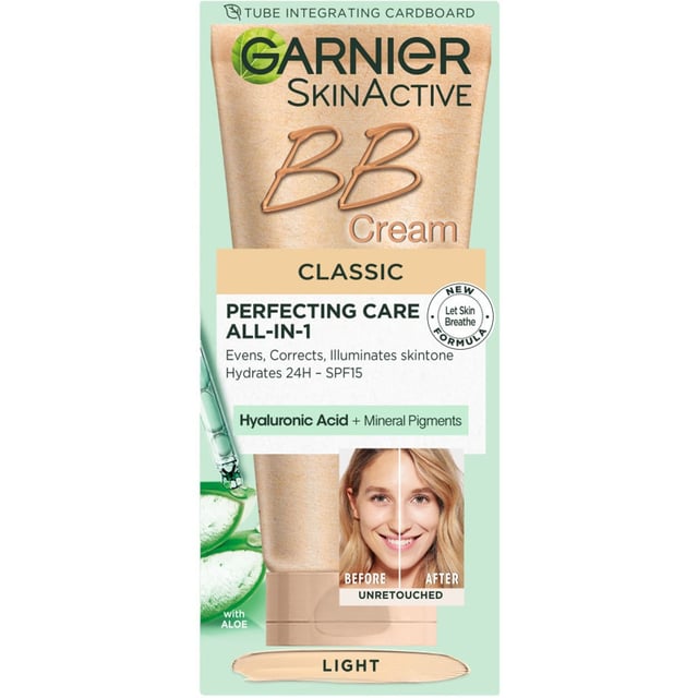Garnier SkinActive BB Cream Classic Light 50 ml | Hudvård - Ansiktsvård - Ansiktskräm - Dagkräm med SPF,Hudvård - Ansiktsvård - Ansiktskräm - Dagkräm,Smink - Bas - BB & CC Cream | Apoteka