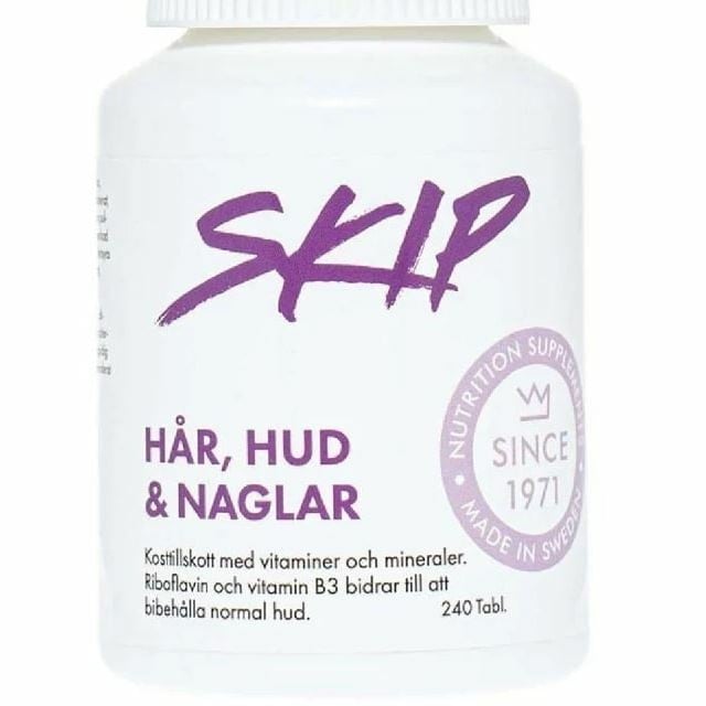 Skip Hår, Hud & Naglar 240 tabletter | Vitaminer & kosttillskott - Hud, hår & naglar | Apoteka