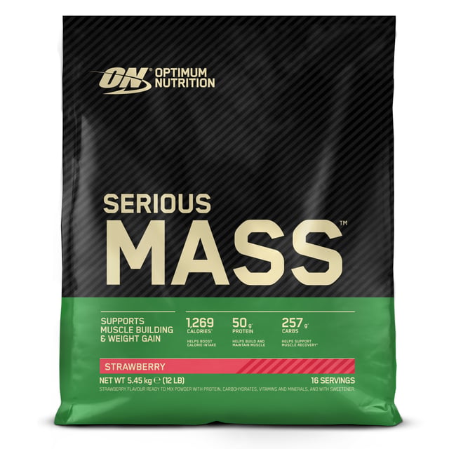 Optimum Nutrition Serious Mass Strawberry 5450g