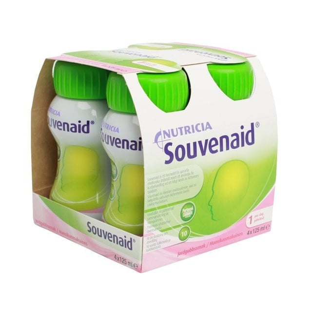 Nutricia Souvenaid Jordgubb 4 x 125 ml | Viktkontroll - Kosttillägg | Apoteka