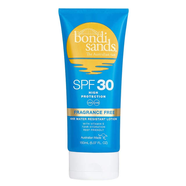 Bondi Sands SPF30 Fragrance Free Sunscreen Lotion 150 ml | Hudvård - Solskydd - Solskydd för kroppen | Apoteka