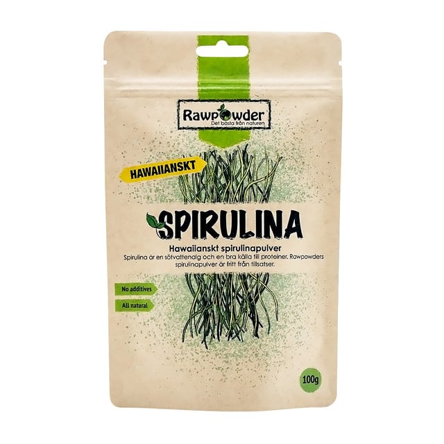 Rawpowder Spirulina Hawaii Pulver 100 g | Mat & dryck - Superfood - Spirulina | Apoteka