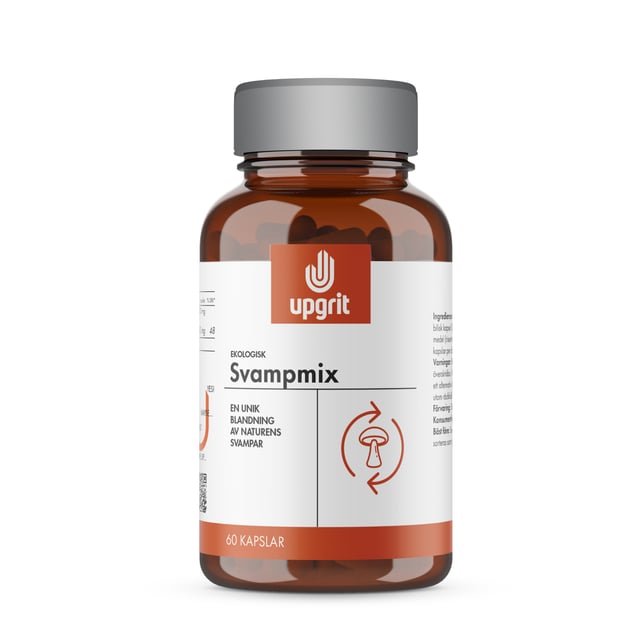 upgrit Svampmix 60 kapslar | Vitaminer & kosttillskott - Kosttillskott med svampextrakt | Apoteka