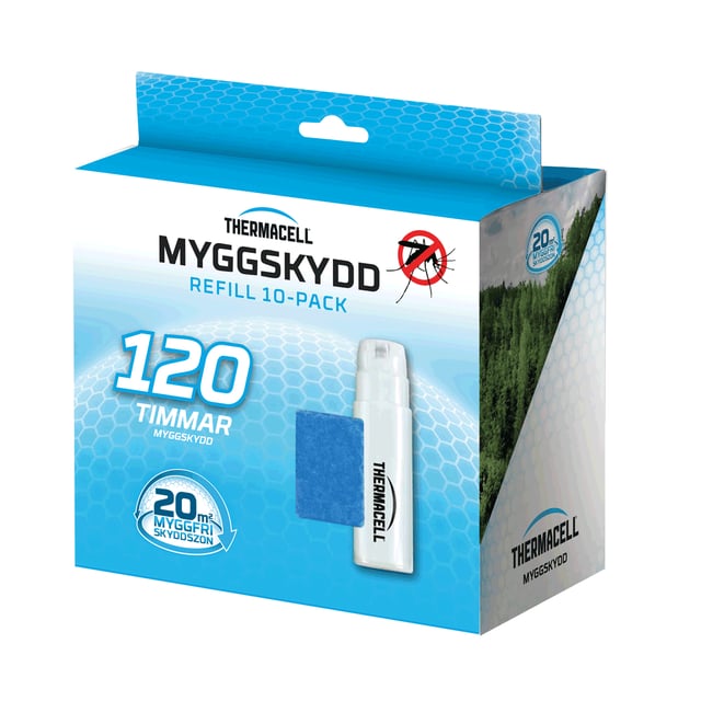 Thermacell Myggskydd Refill 120h 10-pack | Sår, bett & stick - Bett & stick - Myggbett | Apoteka