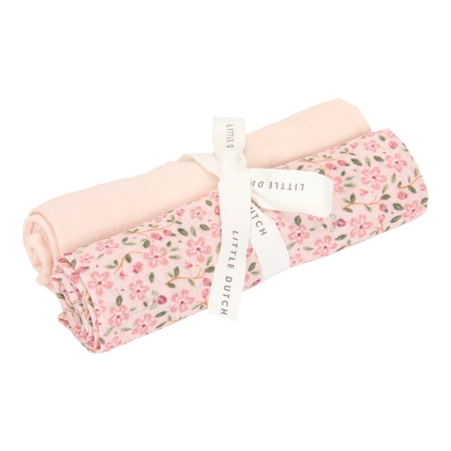 Little Dutch Muslinfilt Liten Fairy Floral & Blossom 70 x 70 cm 2 st