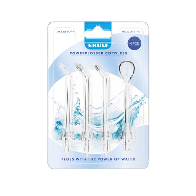 EKULF PowerFlosser Premium 4-pack Refill | Munvård - Mellanrumsrengöring - Tandpetare,Munvård - Mellanrumsrengöring - Tandtråd & byglar,Munvård - Mellanrumsrengöring - Mellanrumsborstar | Apoteka