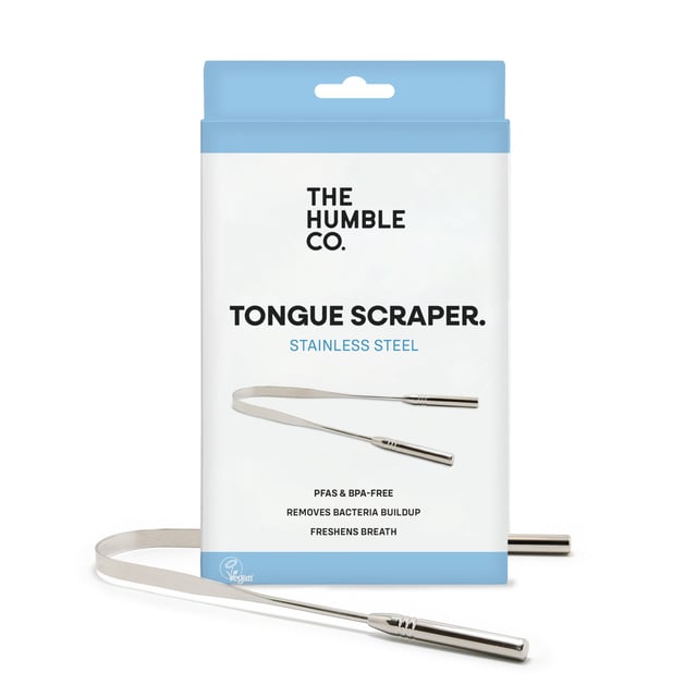 The Humble Co. Tungskrapa 100% Stainless Steel | Munvård - Dålig andedräkt | Apoteka
