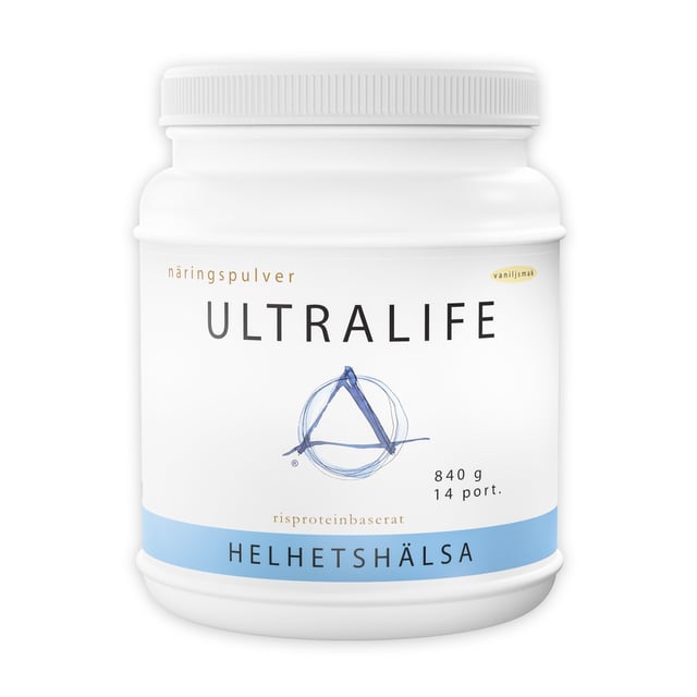 Helhetshälsa UltraLife med risproteinpulver 840g | Träning - Proteintillskott - Proteinpulver - Veganskt proteinpulver | Apoteka