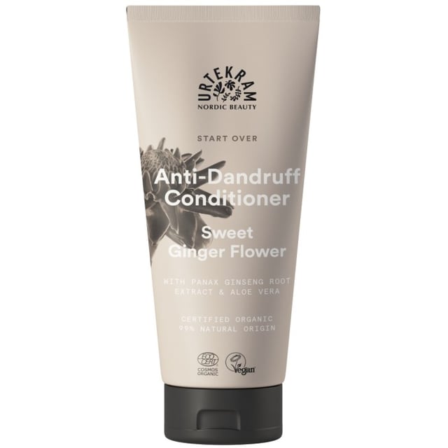 Urtekram Beauty Anti-Dandruff Conditioner Sweet Ginger Flower 180 ml | Hårvård - Balsam - Balsam för torrt hår,Hårvård - Mjäll | Apoteka