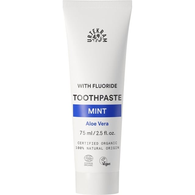 Urtekram Beauty Mint Toothpaste with Fluor Organic 75 ml | Munvård - Tandkräm | Apoteka